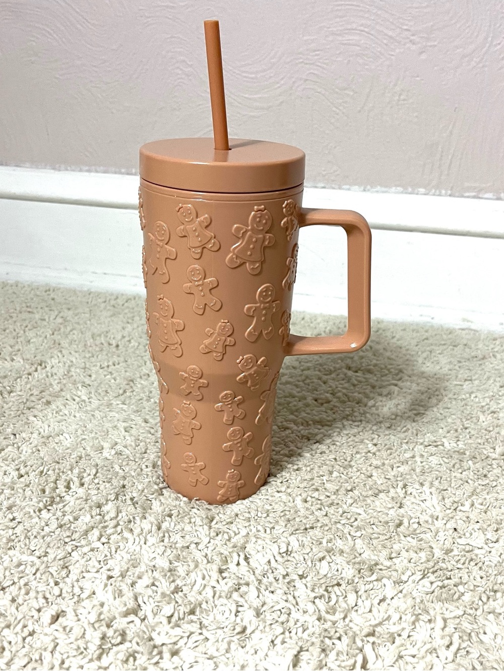 Holiday Time Gingerbread Tumbler - Terracotta